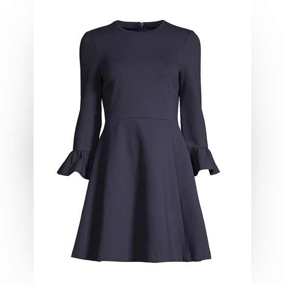 KATE SPADE BELL SLEEVE PONTE DRESS - Picture 7 of 13